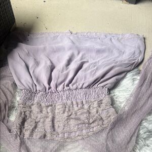 Free People Lavender High Low Dress